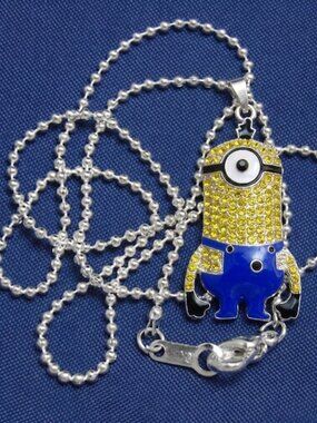 New Minions Rhinestone necklace